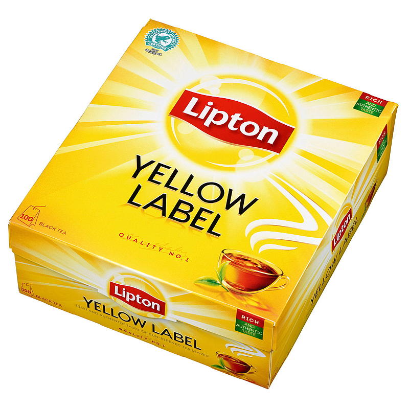 Té Lipton Yellow Label 100 unidades, Lipton