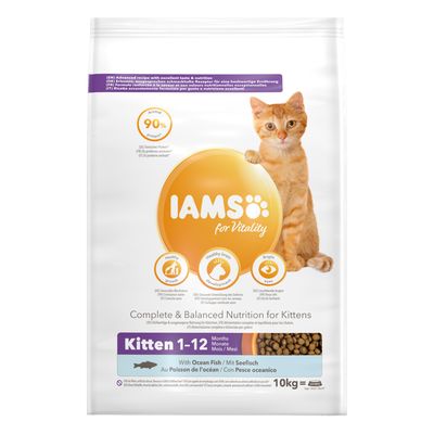 IAMS for Vitality Kitten Ocean Fish