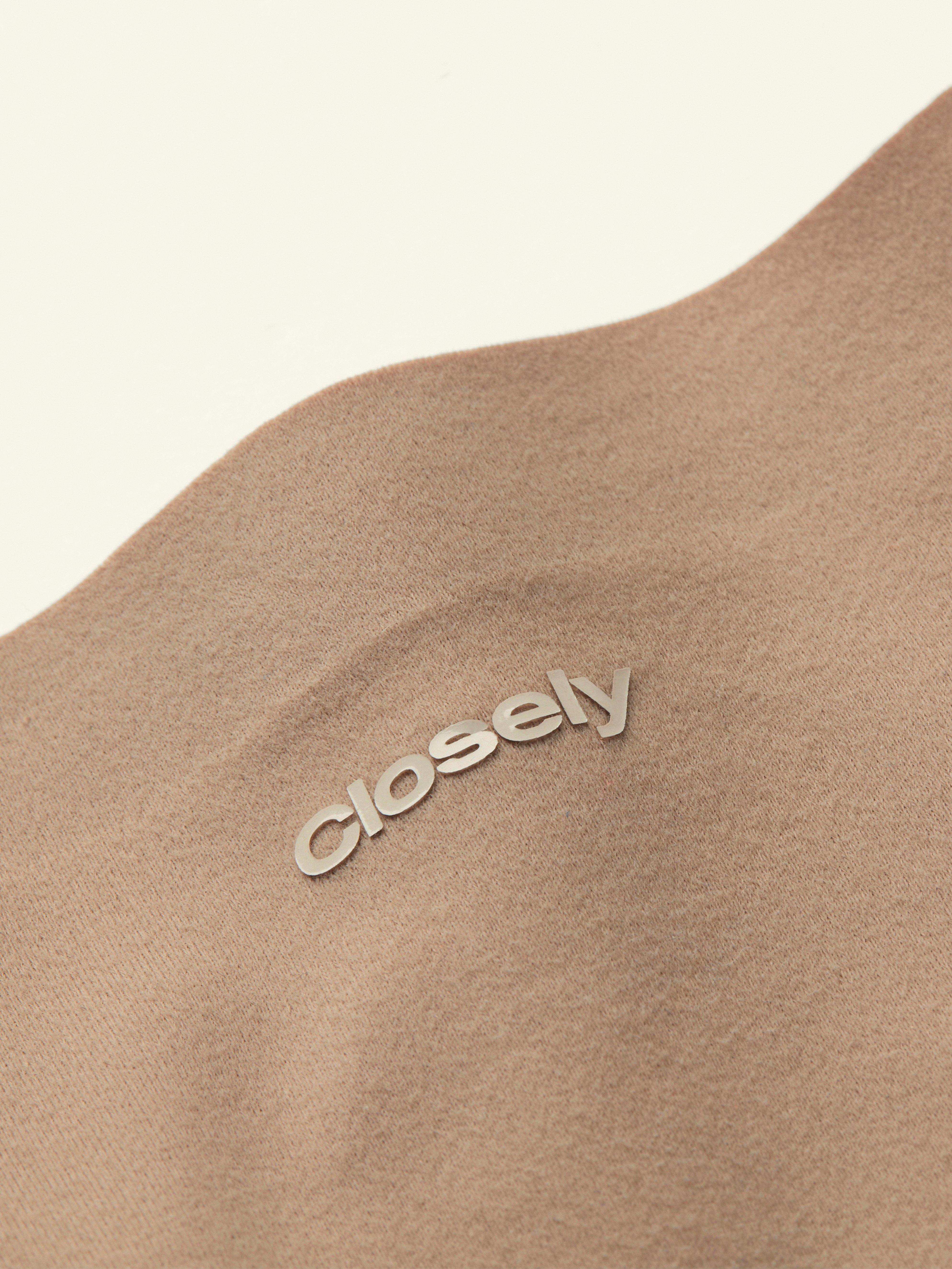 Freedom højtaljede bukser – Closely Dusty Beige