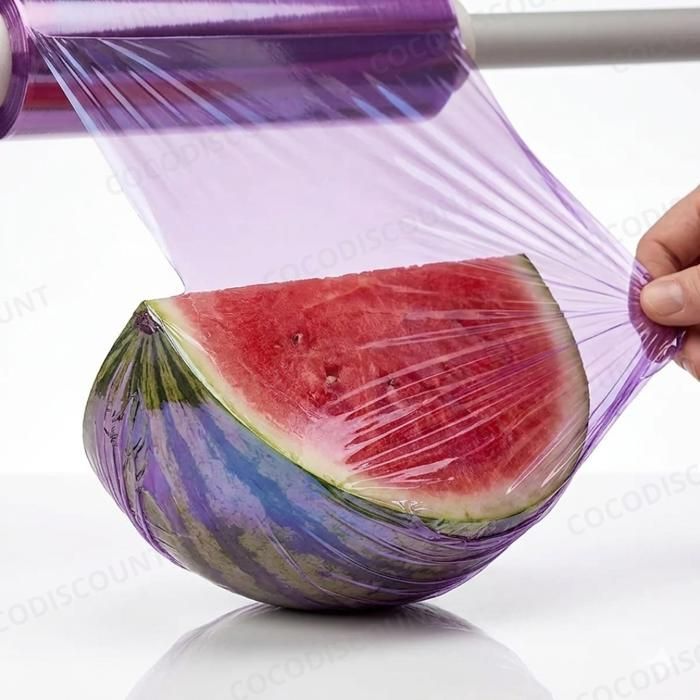 Cobye - Paquete de 4 rollos de film estirable para alimentos de 30 cm x 300 m – Film resistente y transparente para conservar la frescura de los alimentos