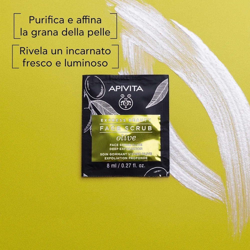APIVITA Apivita Express Olive 2 x 8 ml exfoliërende gezichtsscrub