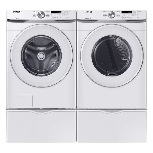Pralka Samsung o pojemności 4,5 stopy sześciennej i wysokiej wydajności, ładowana od przodu, składana (biała) ENERGY STAR