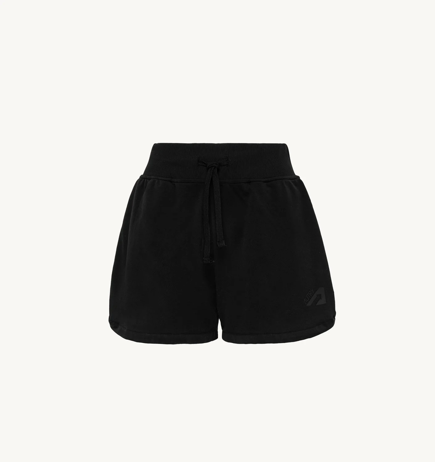 PANTALONI ȘORT DE TENIS NEGRI CU BRINDURI CONTRASTANTE