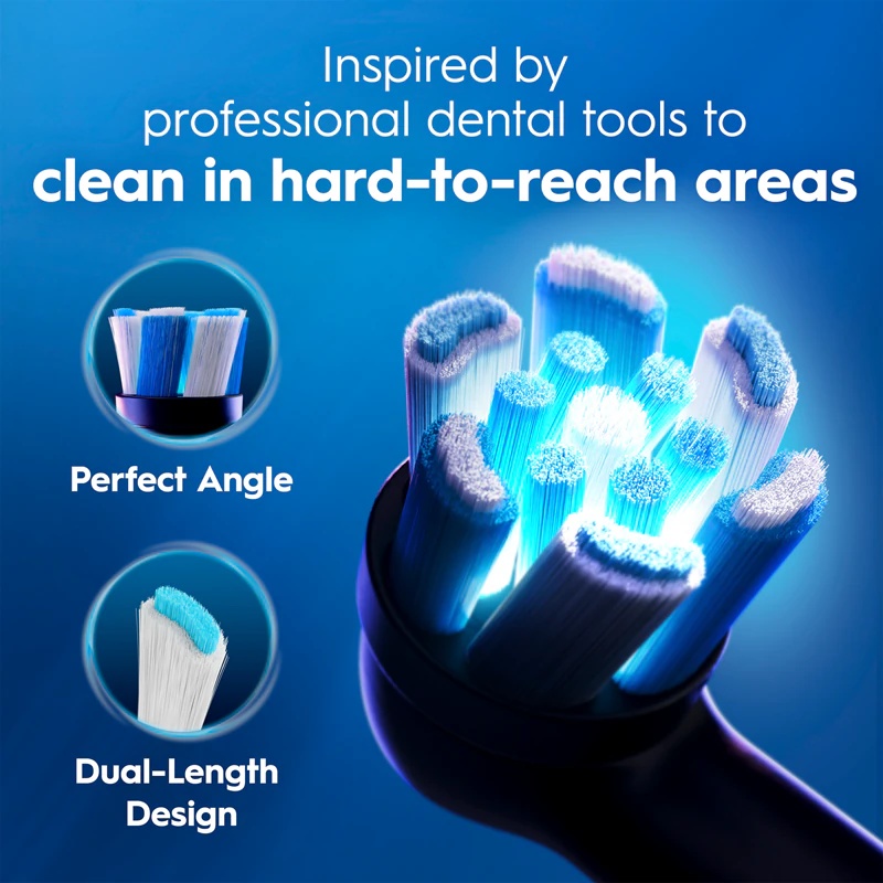 „Oral-B iO2 Clean & Gentle“ elektrinis dantų šepetėlis