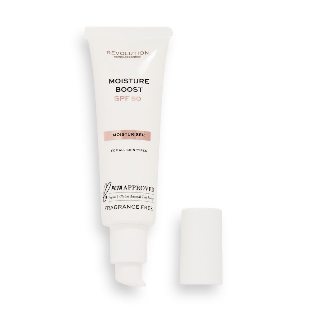 „Daily Defender“ lengvas drėkinamasis kremas su SPF50. Veido drėkikliai.