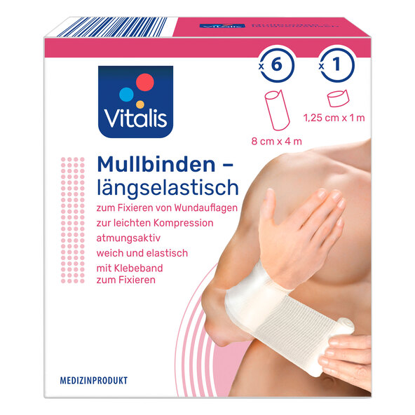Mullbinden - elastic lung, set de 3