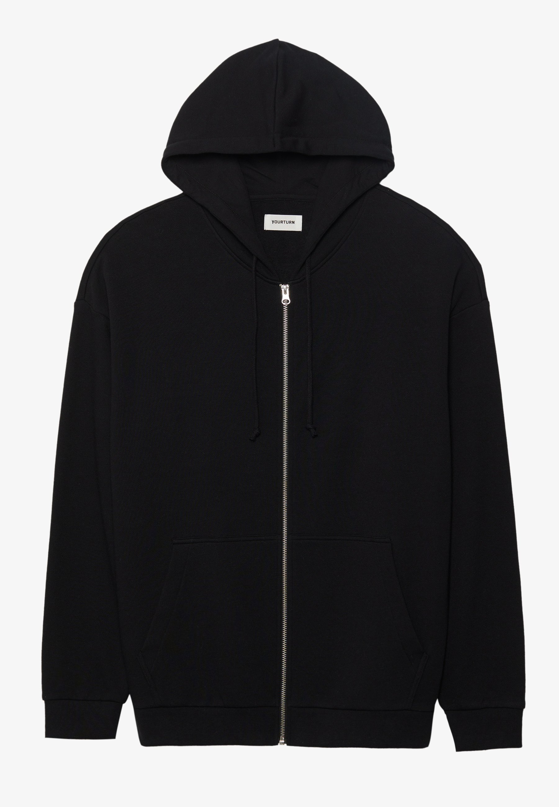 YOURTURN UNISEX 2-PACK - Sweatshirt met rits - wit/zwart