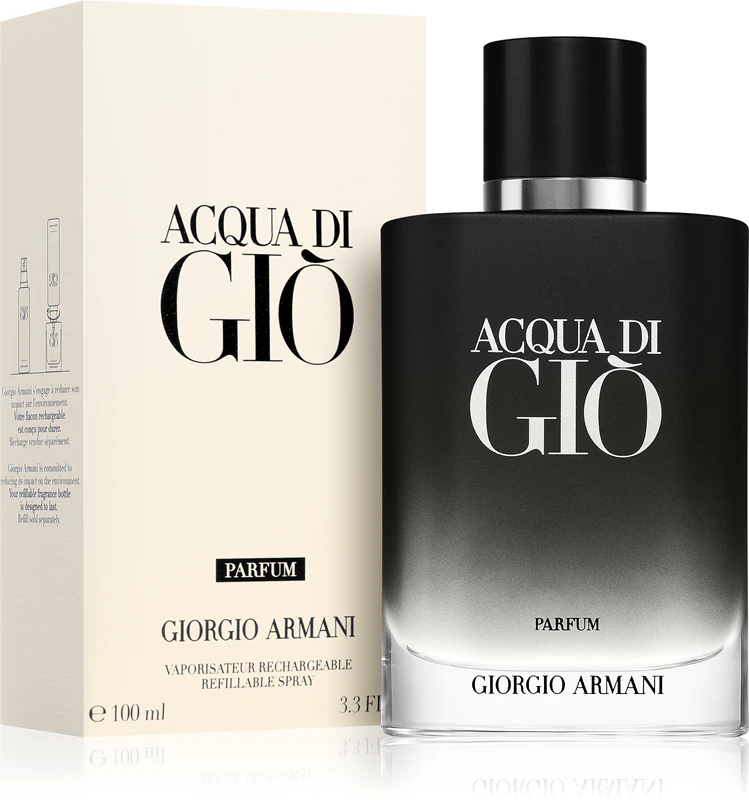 Naplniteľný flakón parfému Armani Acqua di Giò Parfum pre mužov