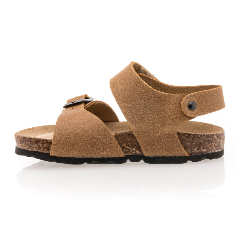Sandalias marrones para niño / Zapatos de punta abierta
