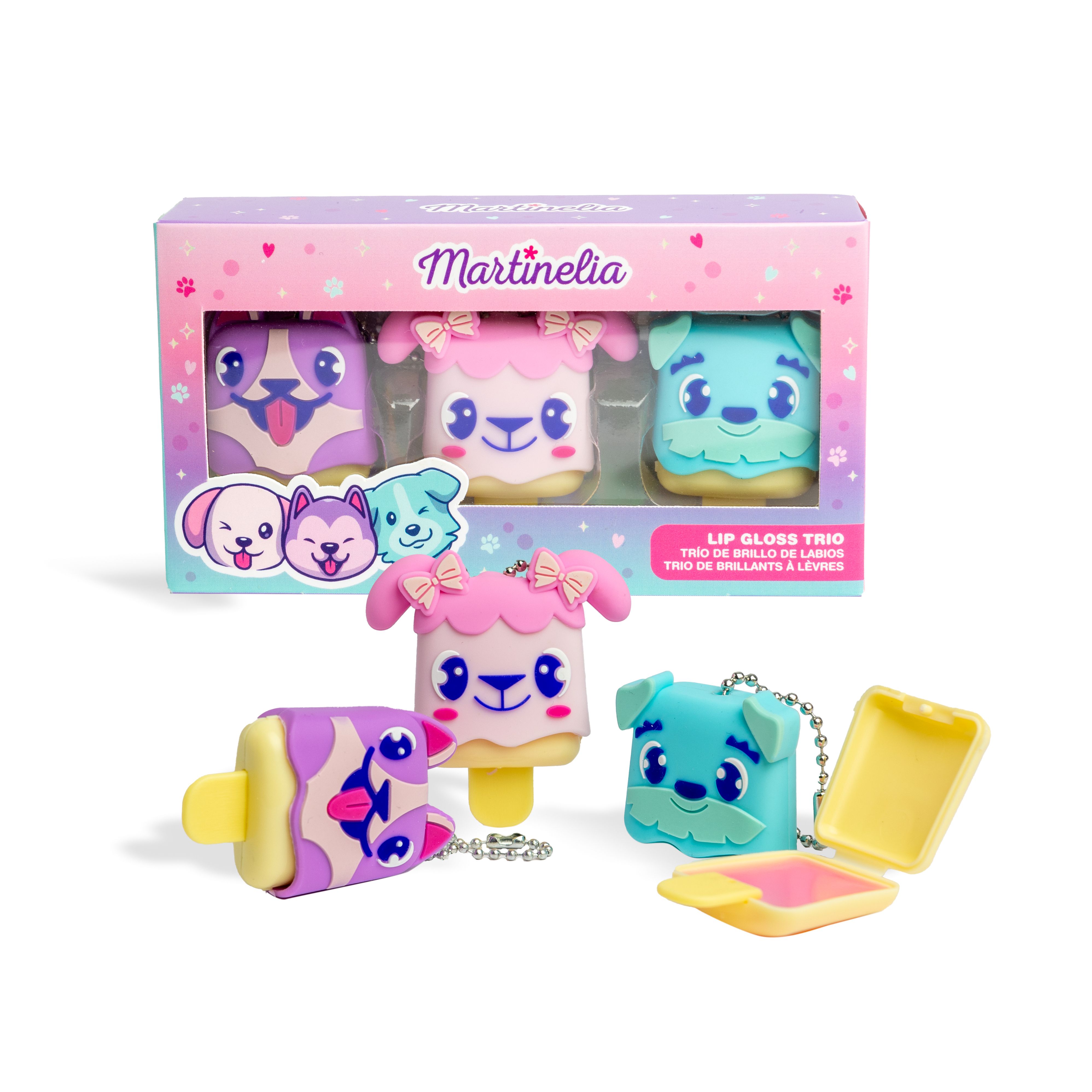 Komplekts Trio lūpu spīdums Maquillaje infantil