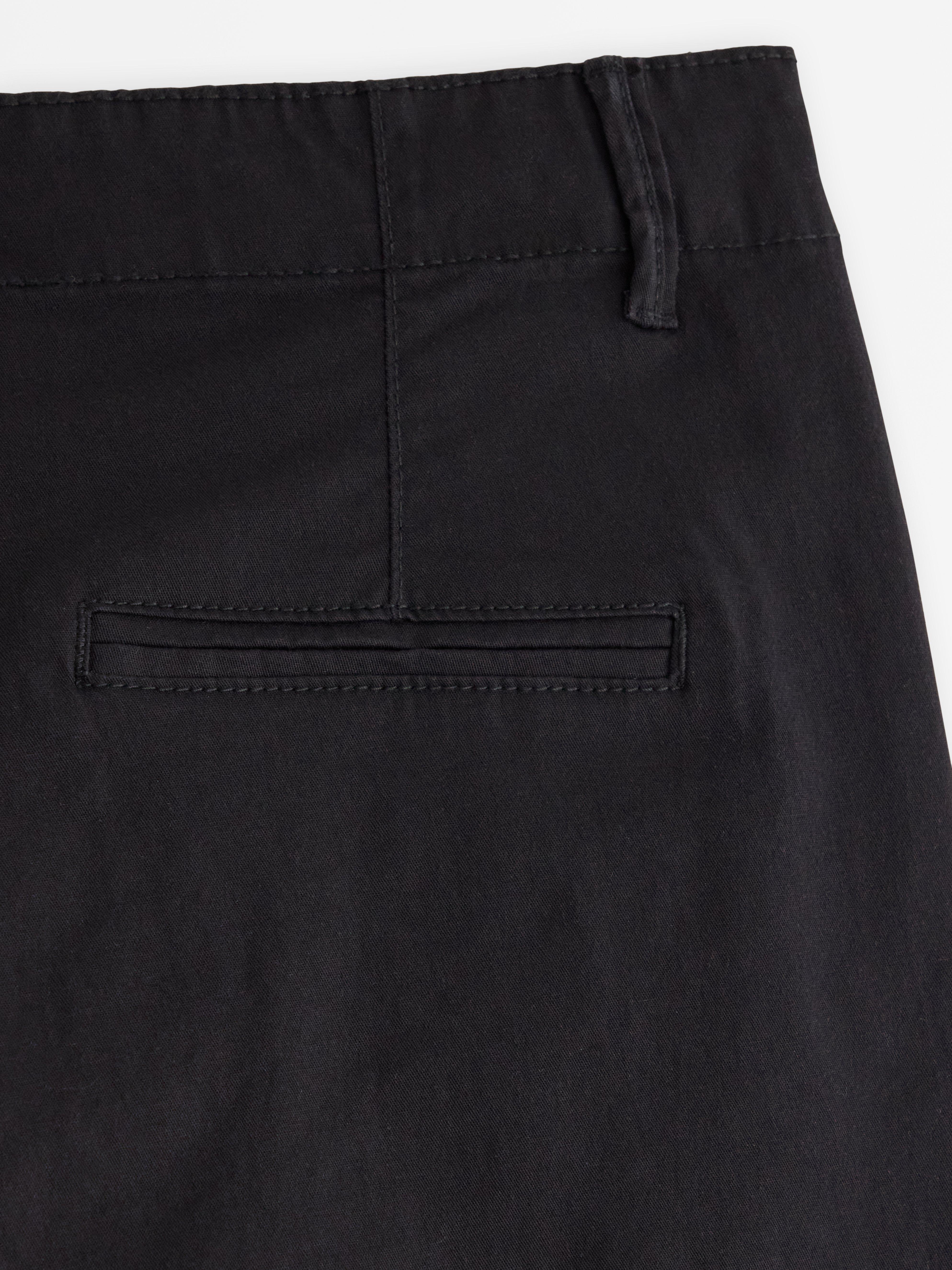 Pantalones chinos de pierna ancha WILMER negros