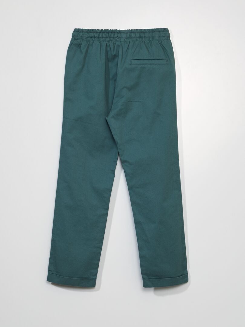 Twill joggingbroek - GROEN