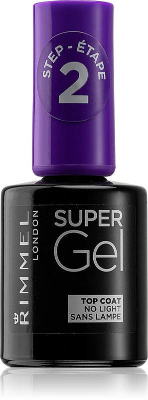 Rimmel Super Gel Passo 2 Top Coat Protetor Brilhante