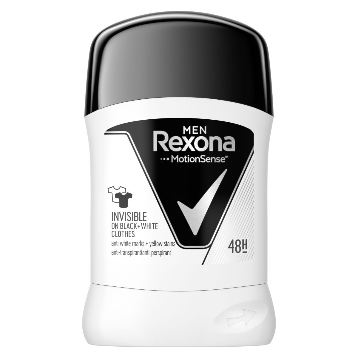 Rexona stick antitraspirante uomo 50ml Uomo Invisibile Nero Bianco