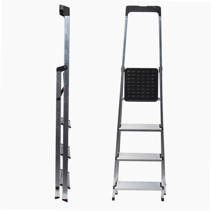 4-treden trap met werkplatform - WERKA PRO