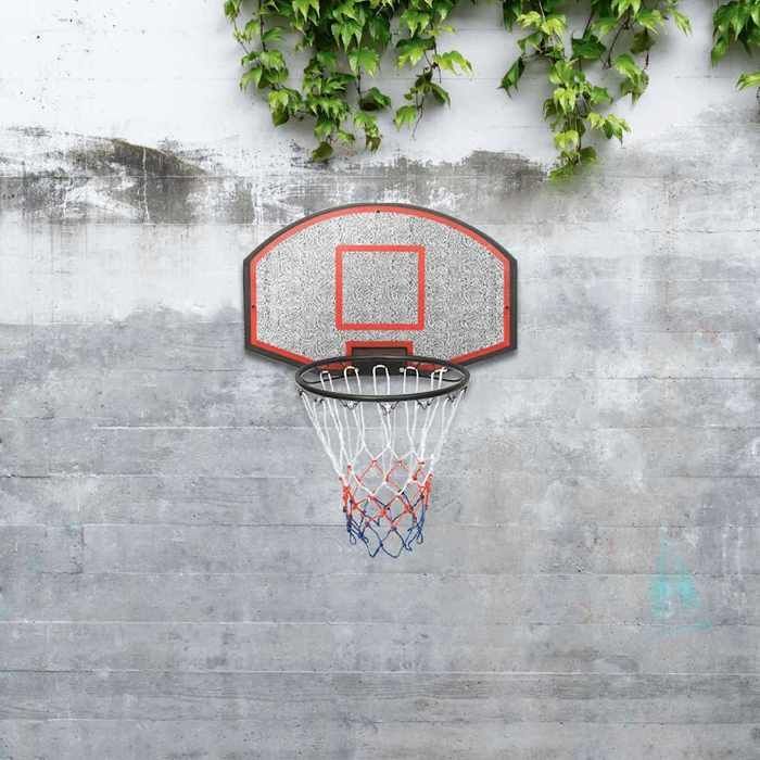 Tablero de baloncesto vidaXL negro 71x45x2 cm Polietileno, aro de baloncesto, tablero 93667