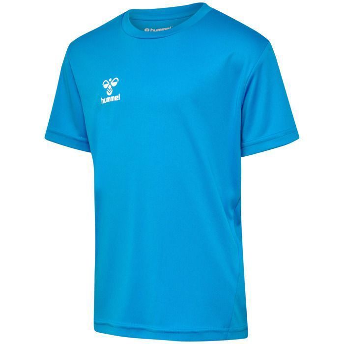 Conjunto infantil de camisa e shorts com logo da Hummel