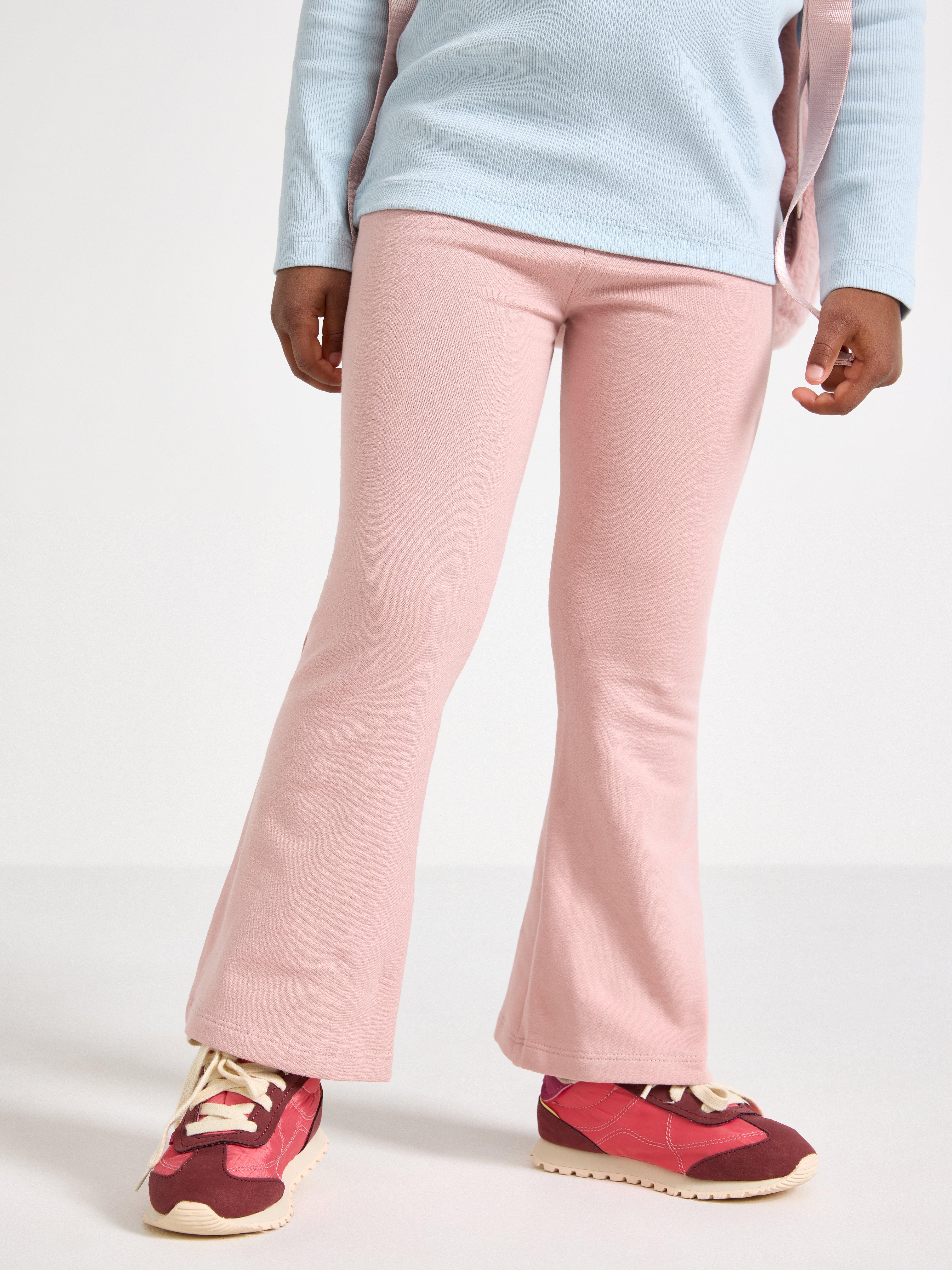 Legíny s rozšířenou podšívkou a kartáčovanou vnitřní stranou, barva Dusty Pink