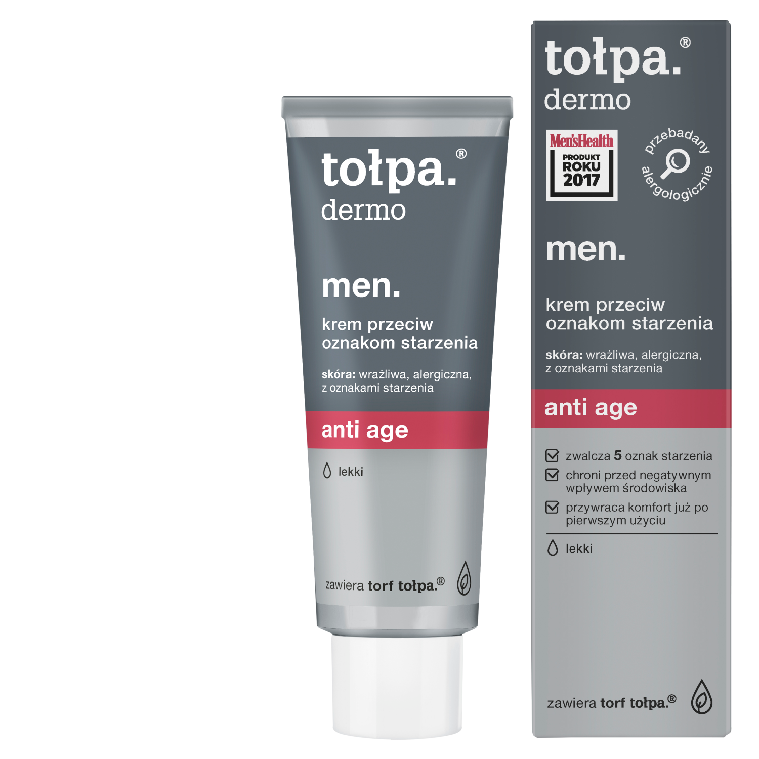 Tołpa regenerating anti-wrinkle face cream for men 40+ 40ml Dermo Men