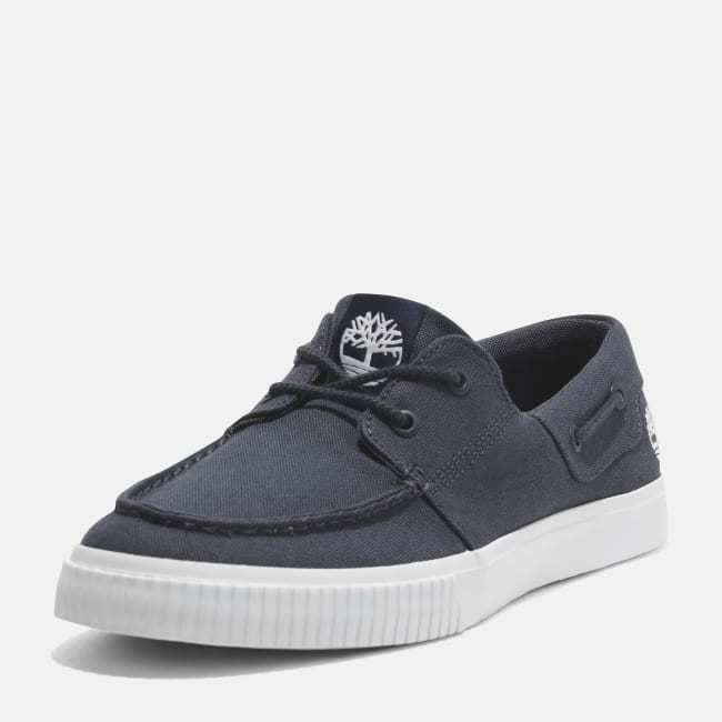 Sneaker Bassa Stringata da Uomo in blu marino