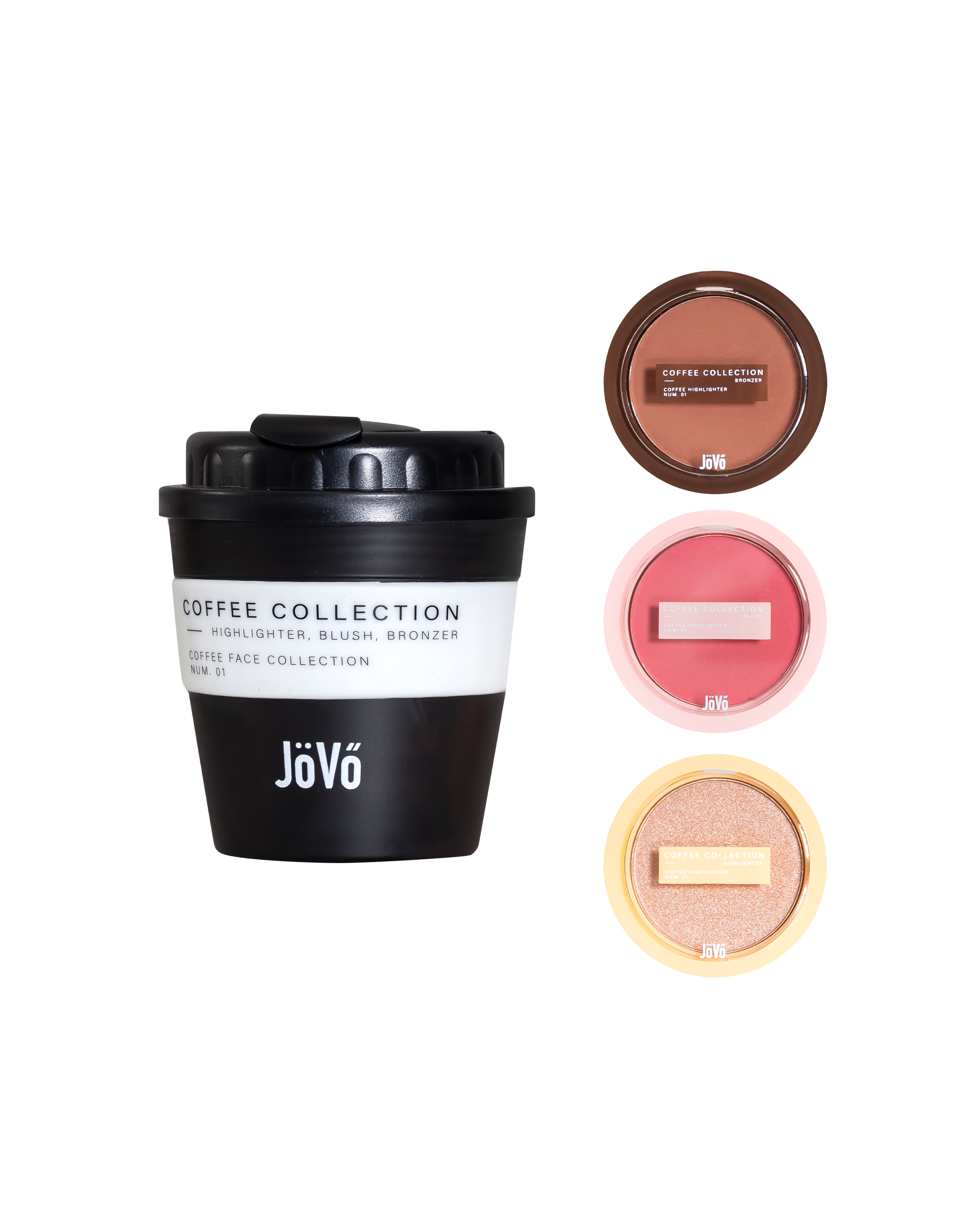 Coffee Total Face Cup Makeup Trio Шминка за лице и тен