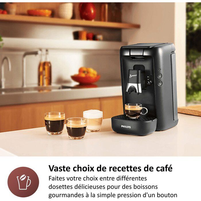 Cafetière à dosette - PHILIPS - SENSEO - CSA260/51 - Maestro - Gris cachemire