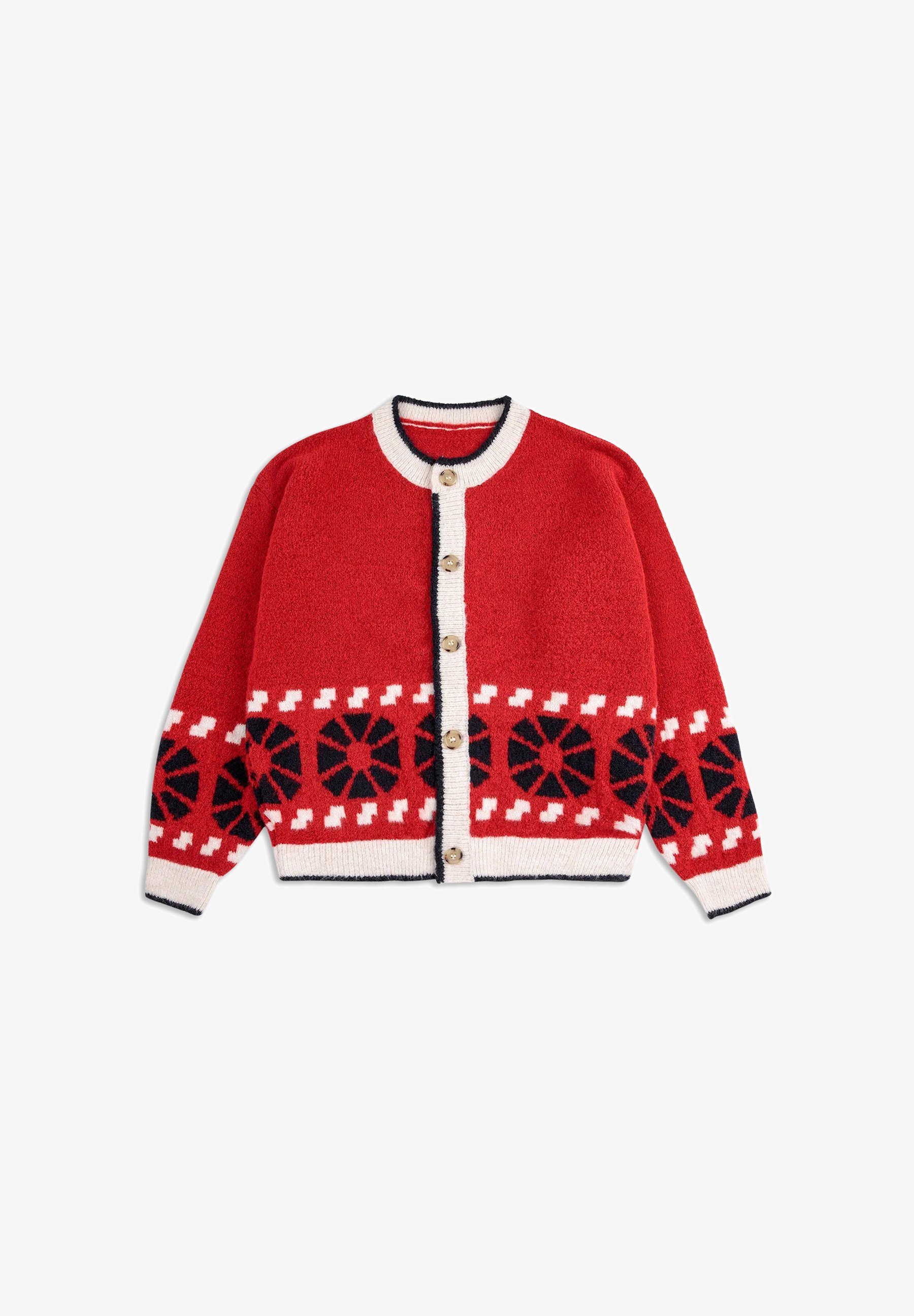 Bobo kiest een rood vest.