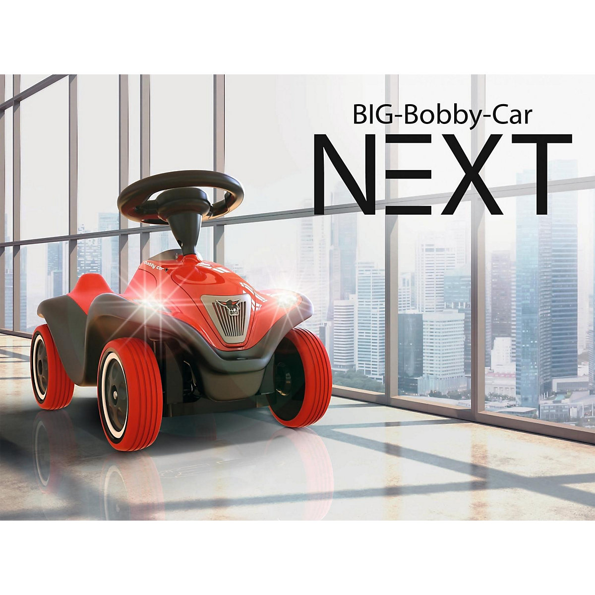 Grote Bobby Auto VOLGENDE, rot/zwart zwart/rot