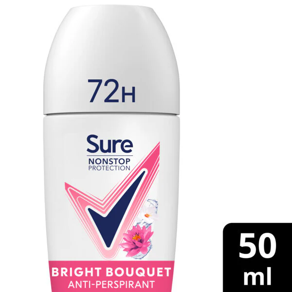 Sure antiperspirant deodorant roll-on Nonstop Pure Fresh 50ml