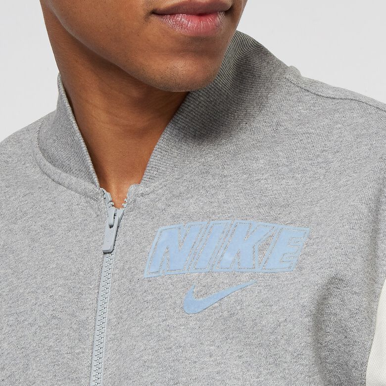Sportieve fleece varsity-jas