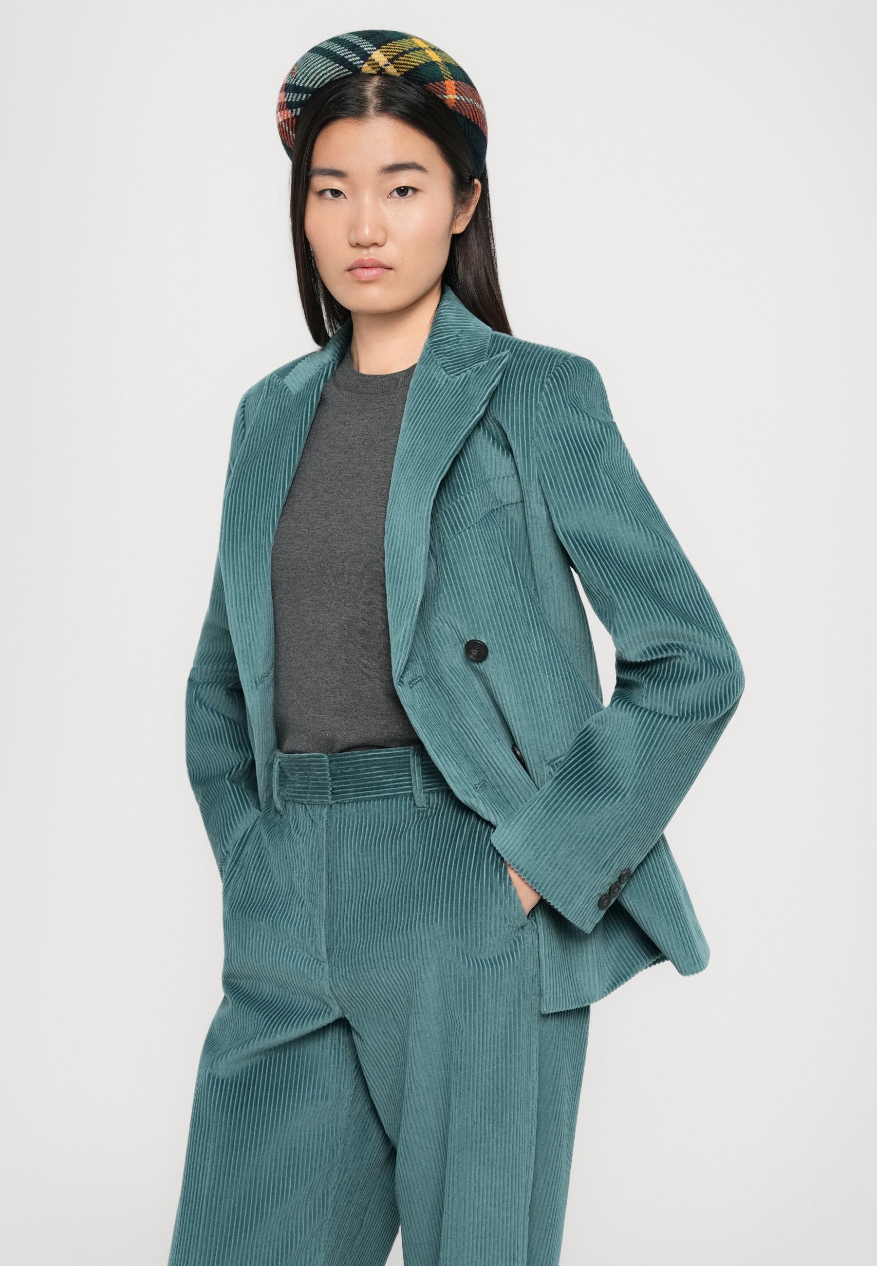 VÍKEND MaxMara KAtanga - Blazer - petrolio