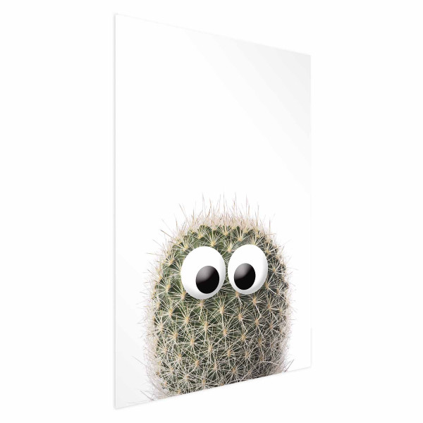 Plakat Kaktus z oczami 21x30 cm
