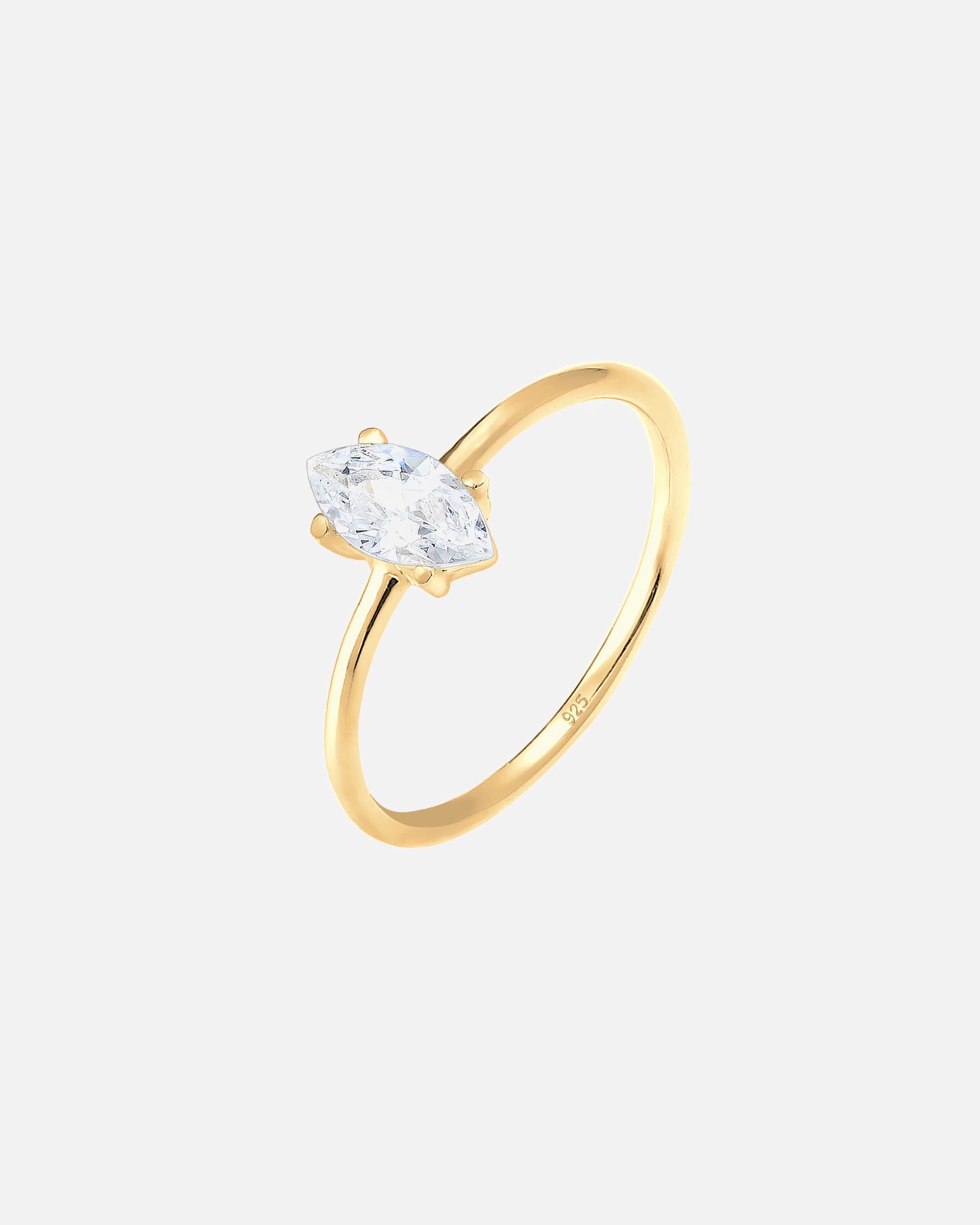 Elli Marquise zircone Minimal 925 Argent