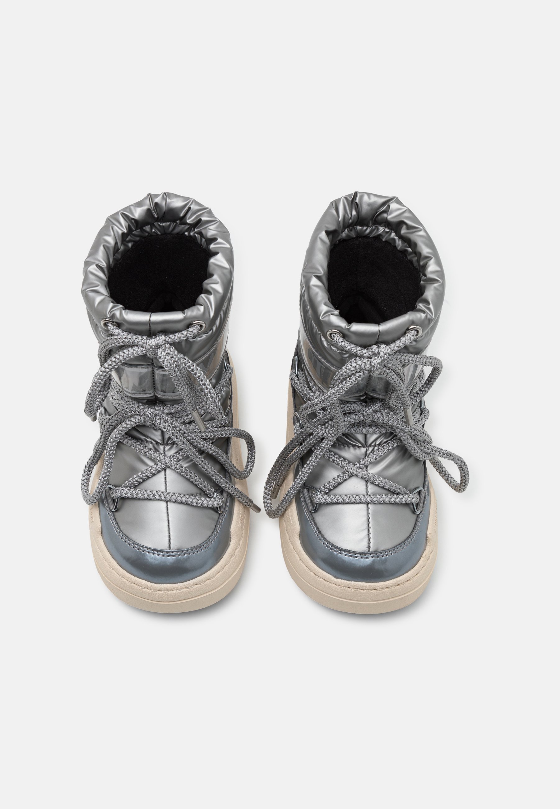 Moon Boot JR PARK UNISEX - Nauhalliset nilkkurit - silver