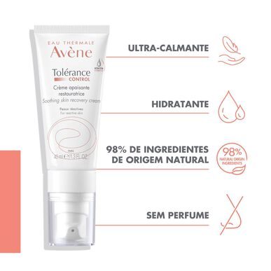 Avène Tolérance CONTROL raminamasis odos atstatomasis kremas jautriai ir netoleruojančiai odai 40 ml
