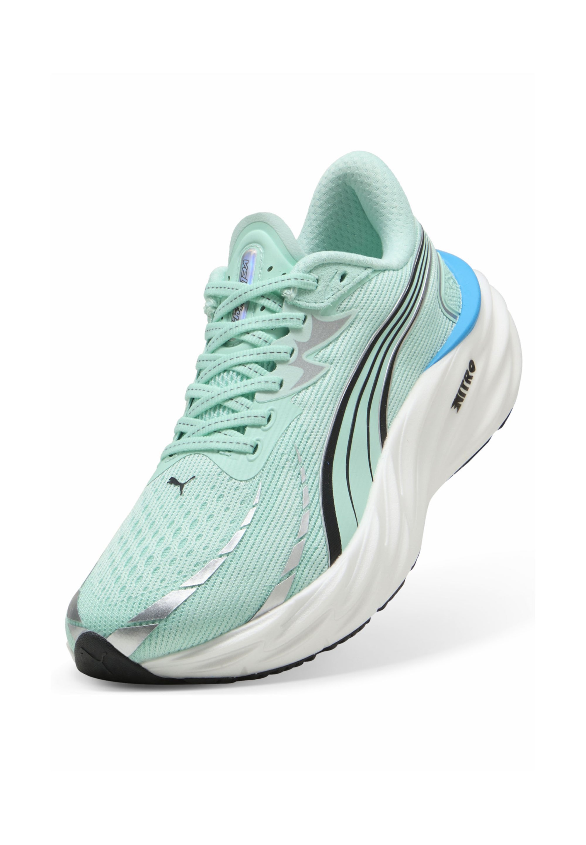 Puma VELOCITY NITRO - Wandelschoenen - mint melt/speed blue