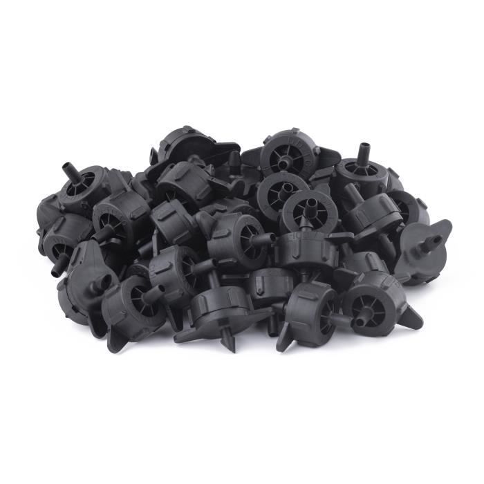 50 goteros autorregulables, 4 litros/hora, para riego por goteo AROZ.