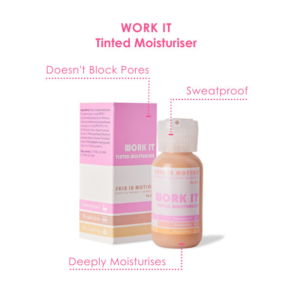 Skin in Motion – WORK IT Krem nawilżający koloryzujący 30 ml