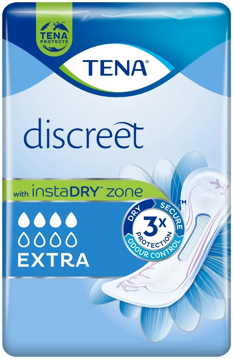 TENA Tena Discreet Extra absorberende pads 10 stuks voor urinelekkage