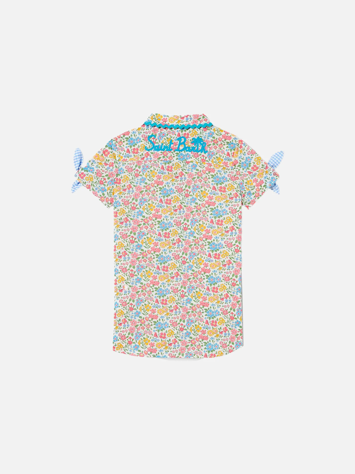 Overhemdjurk voor meisjes met bloemenprint