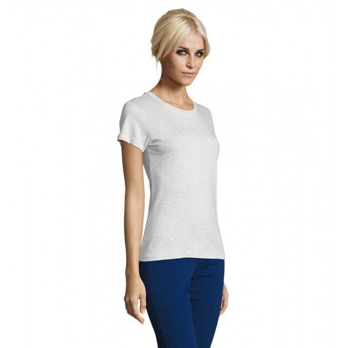 T-shirt femme - SPORT IS GOOD - Sol's Regent - Blanc - Manches courtes - Coupe ajustée