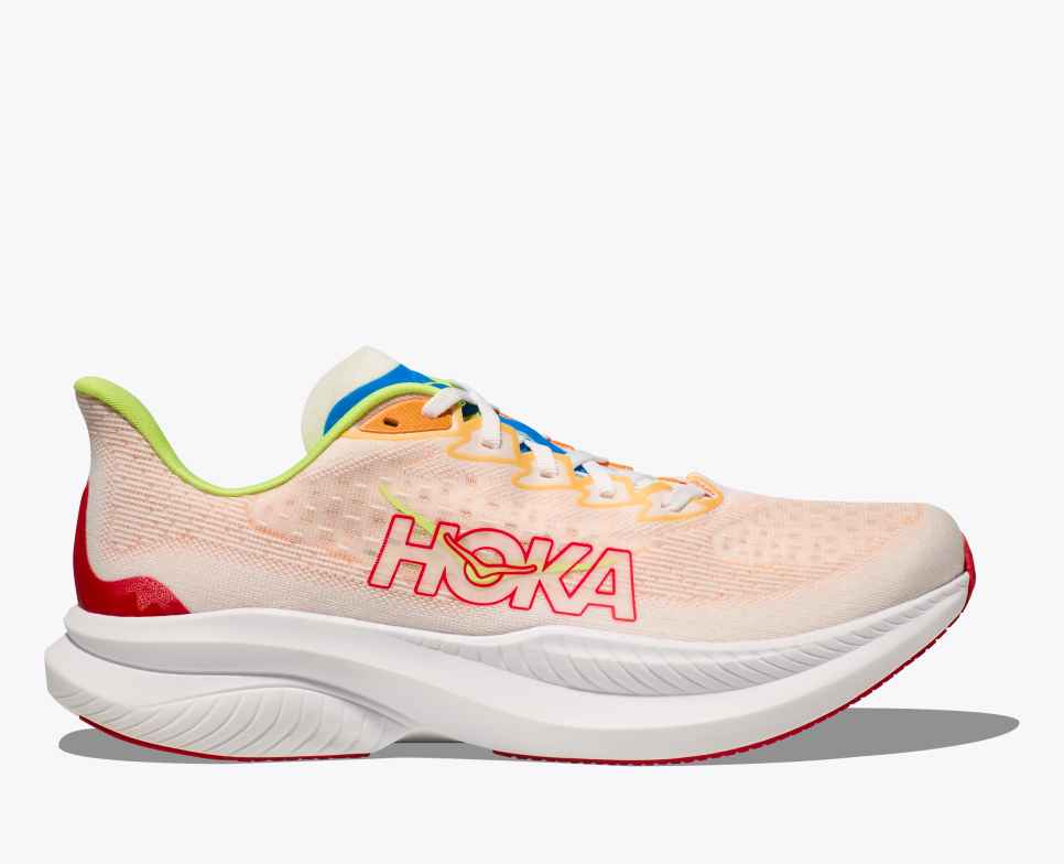 HOKA Mach 6 Bianco / Brivido Solare