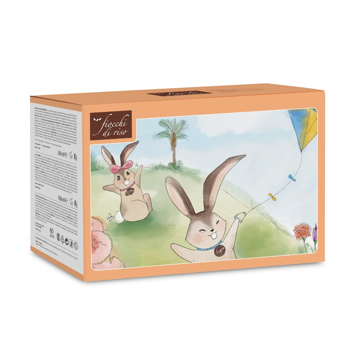 RICE FLAKES luierset met rijstvlokken en reinigingsmiddel voor jonge kinderen