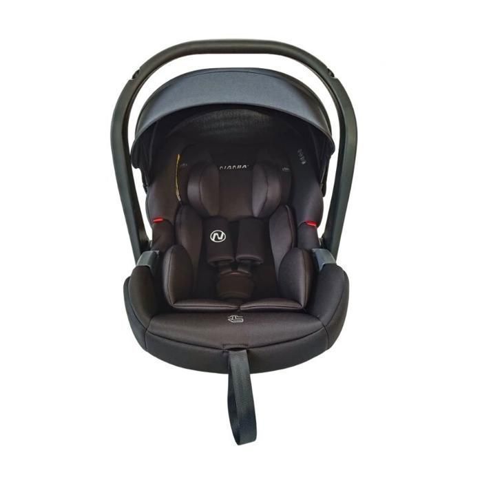 Cadeira auto para bebé NANIA Rimini com cinto, 40-87 cm, R129 i-Size – desde o nascimento até aos 13 kg, apoio de cabeça ajustável