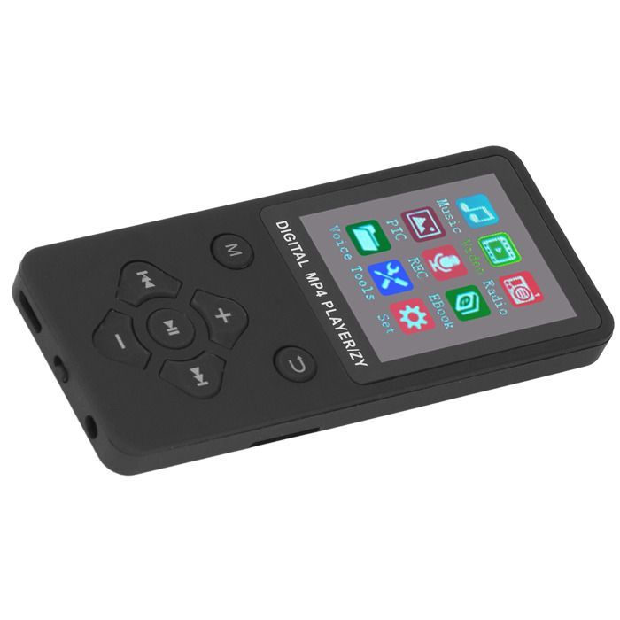 Lettore MP3/MP4 - SHIPENOPHY - Bluetooth 5.0 - 128 GB - Schermo a colori da 1,8 pollici - Ultra sottile