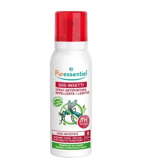 PURESSENTIEL Puressentiel SOS Spray anti-insectes et apaisant 75 ml