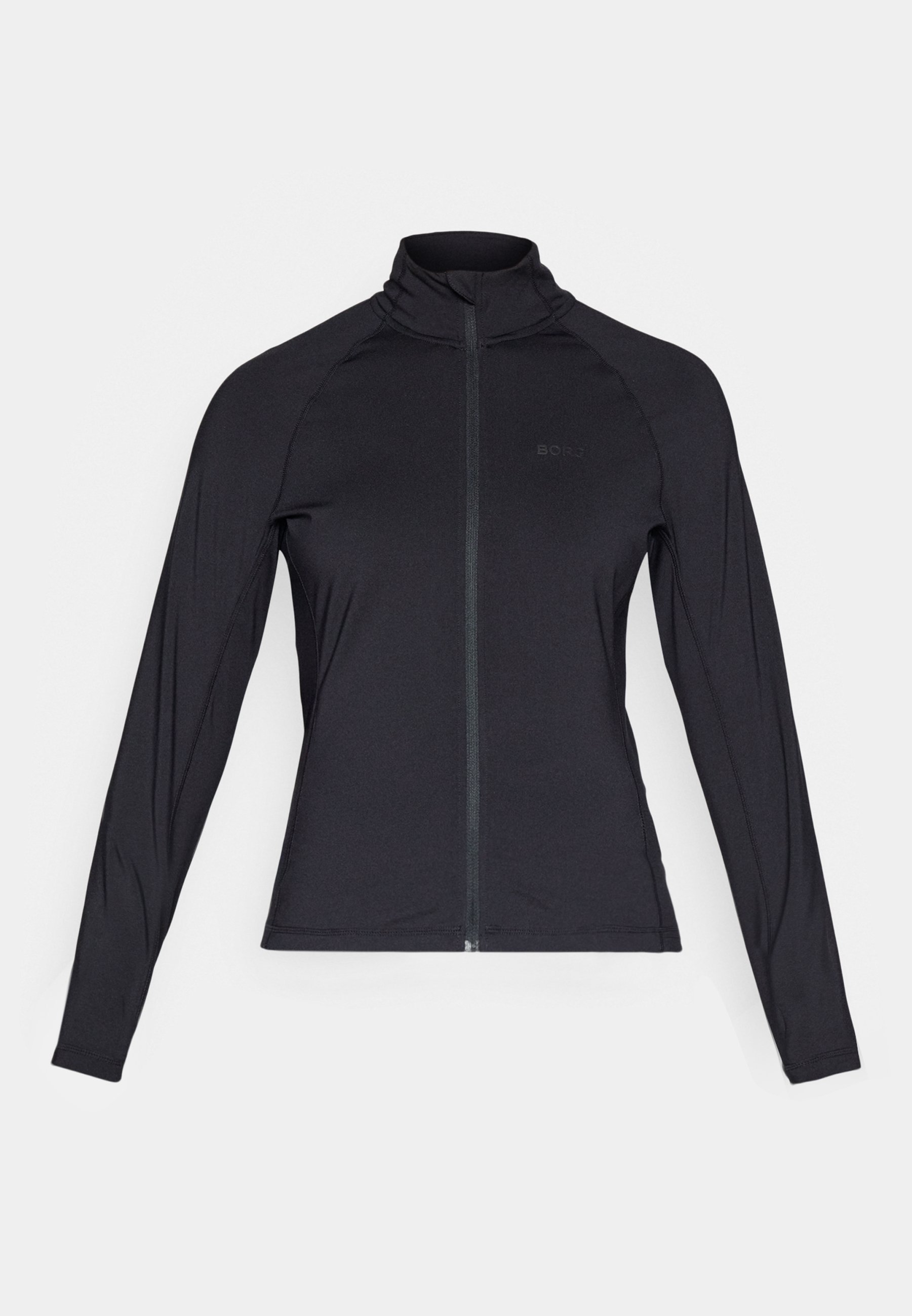 Björn Borg FULL ZIP MIDLAYER - Felpa con zip - nero bellezza