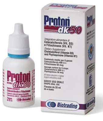 BIOTRADING Proton DK 50 gouttes, complément alimentaire, 20 ml, sans goût ni odeur