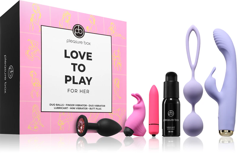 Sada erotických doplnkov Dream Toys Pleasure Box Love To Play