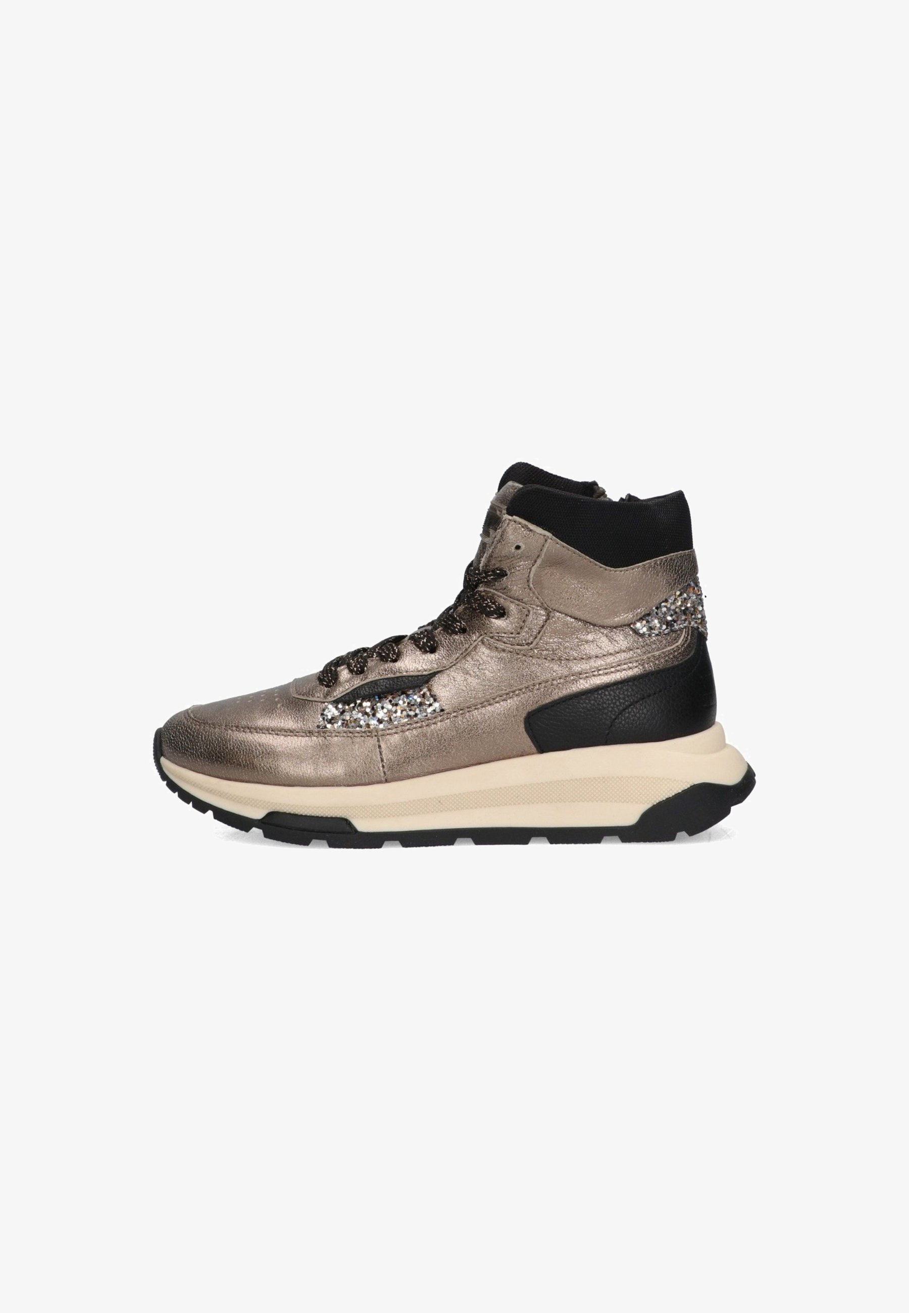 Braqeez Hoge sneakers - goud